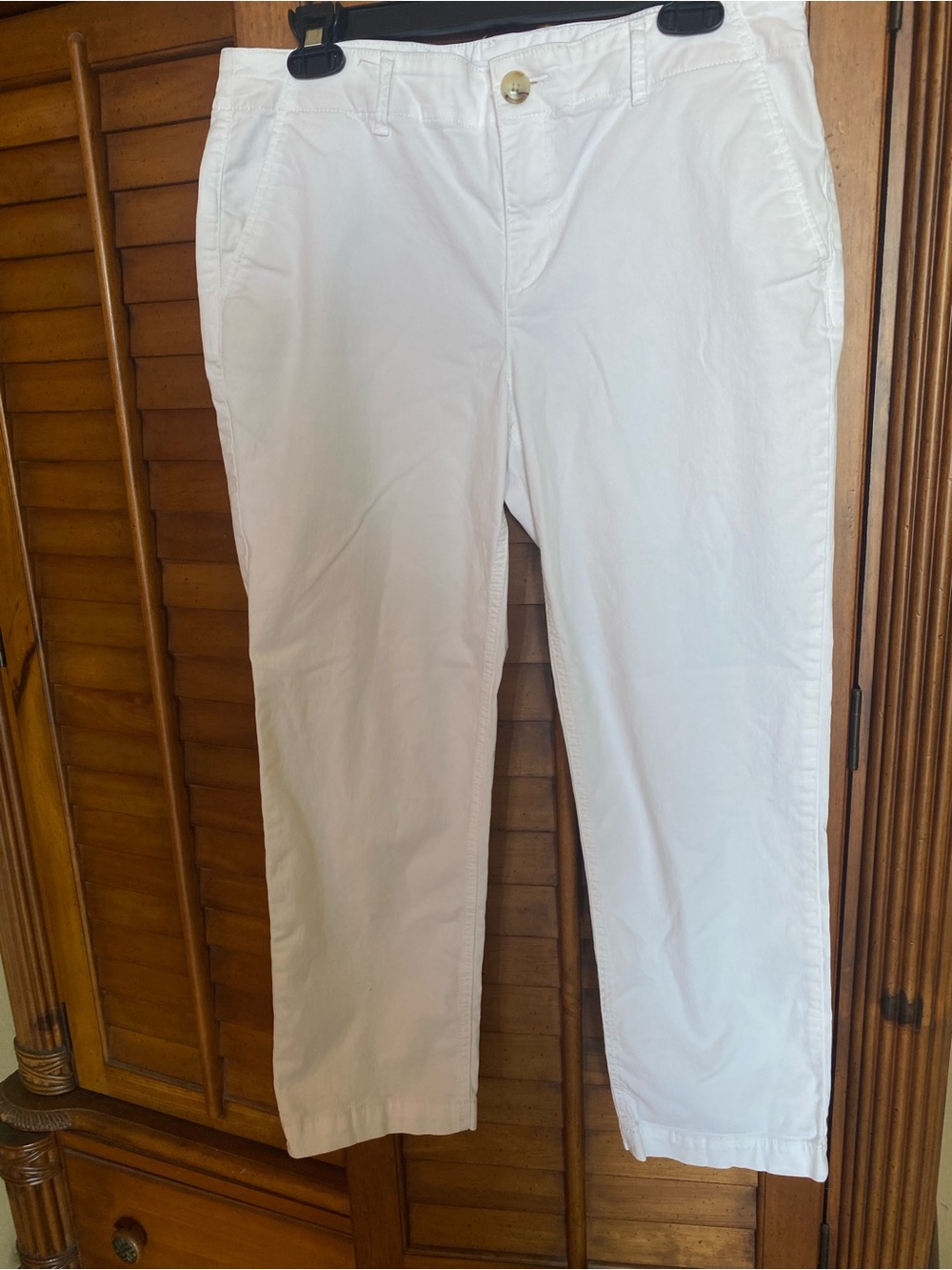 LOFT White Womens Chino Pants